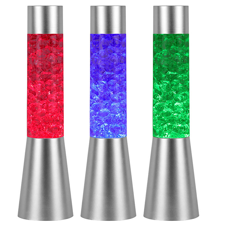 Течна сјајна ноќна светлина што ја менува бојата со облик на мраз