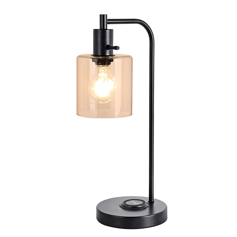 Tradition E26 E27 Table Lamp with Glass Shade